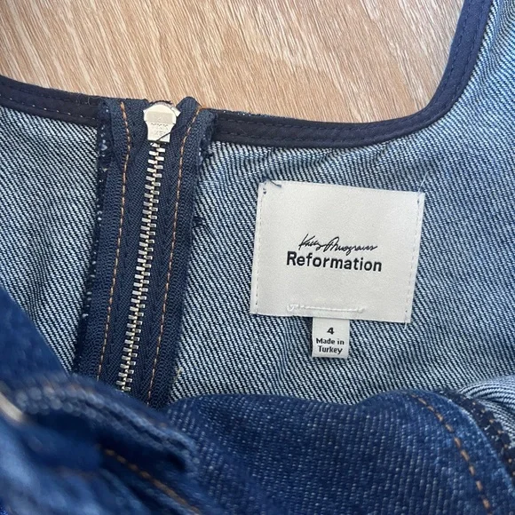 Reformation Dallas Denim Corset x Kacey Musgraves collab - Picture 7 of 8